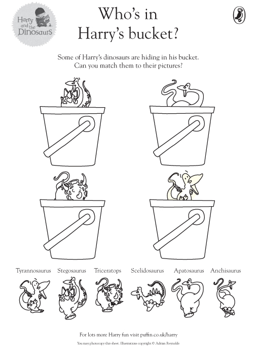 Harry and the Dinosaurs Puzzle Scholastic Kids' Club