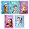My Adorable Animals Pack x 4 with FREE Kitten Journal