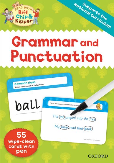 Read With Biff Chip And Kipper Grammar And Punctuation Flashcards 