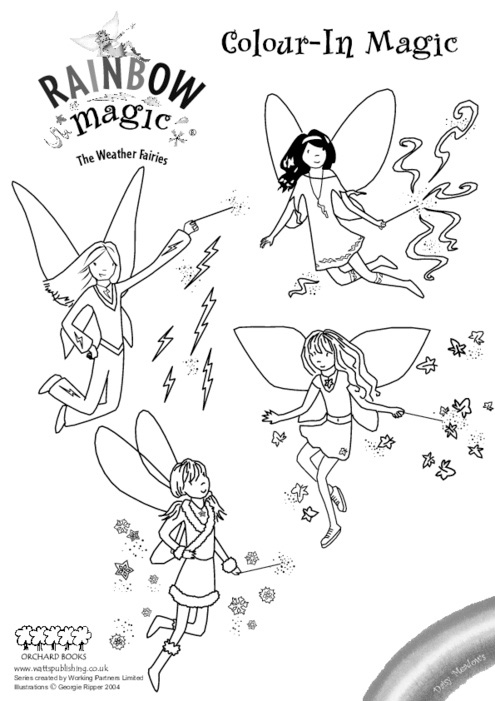 Rainbow Magic Colouring - Scholastic Kids' Club