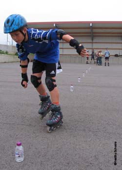 Boy on roller blades phoenix school Boy on roller blades phoenix school