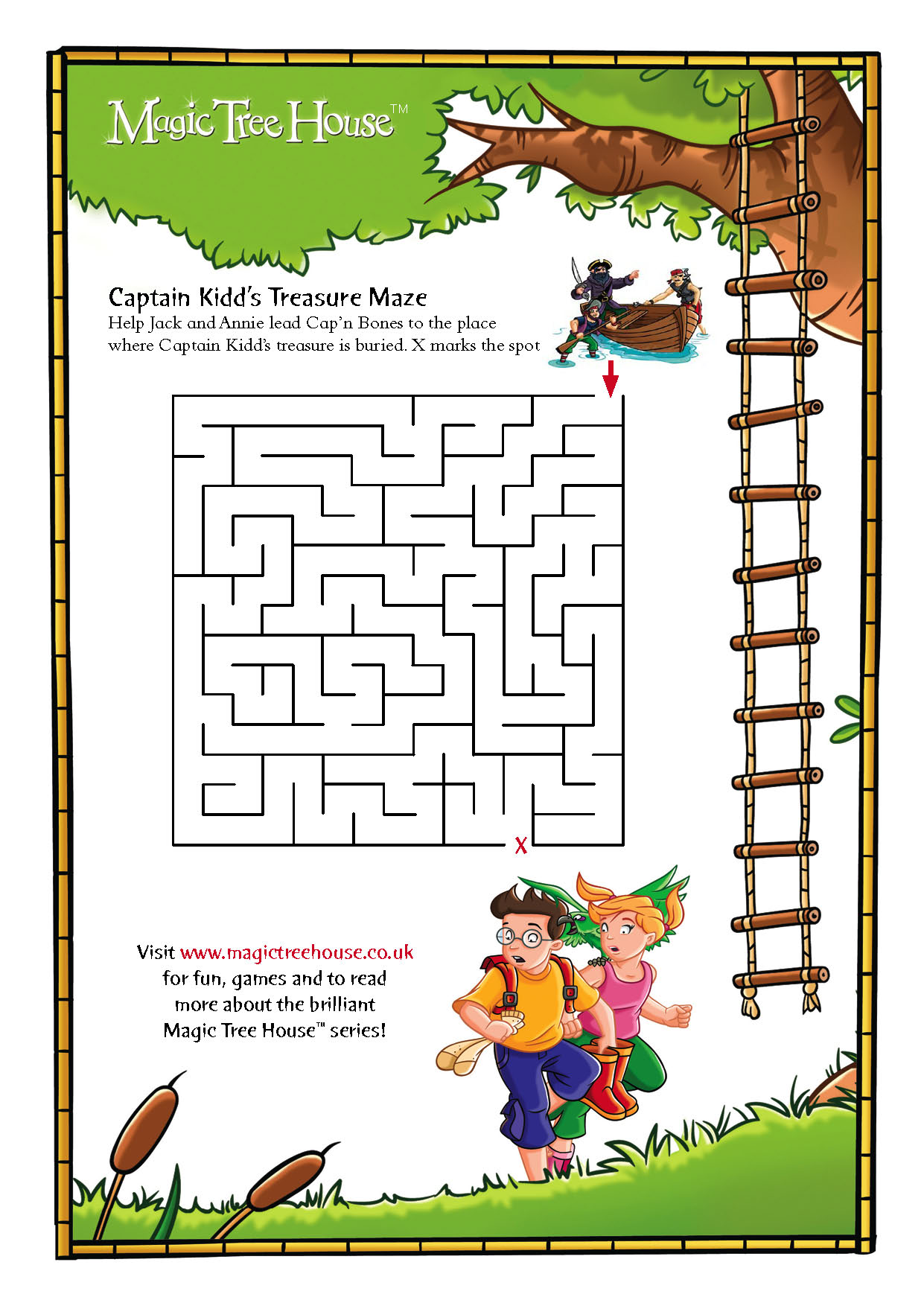 Magic Tree House Maze Scholastic Kids Club