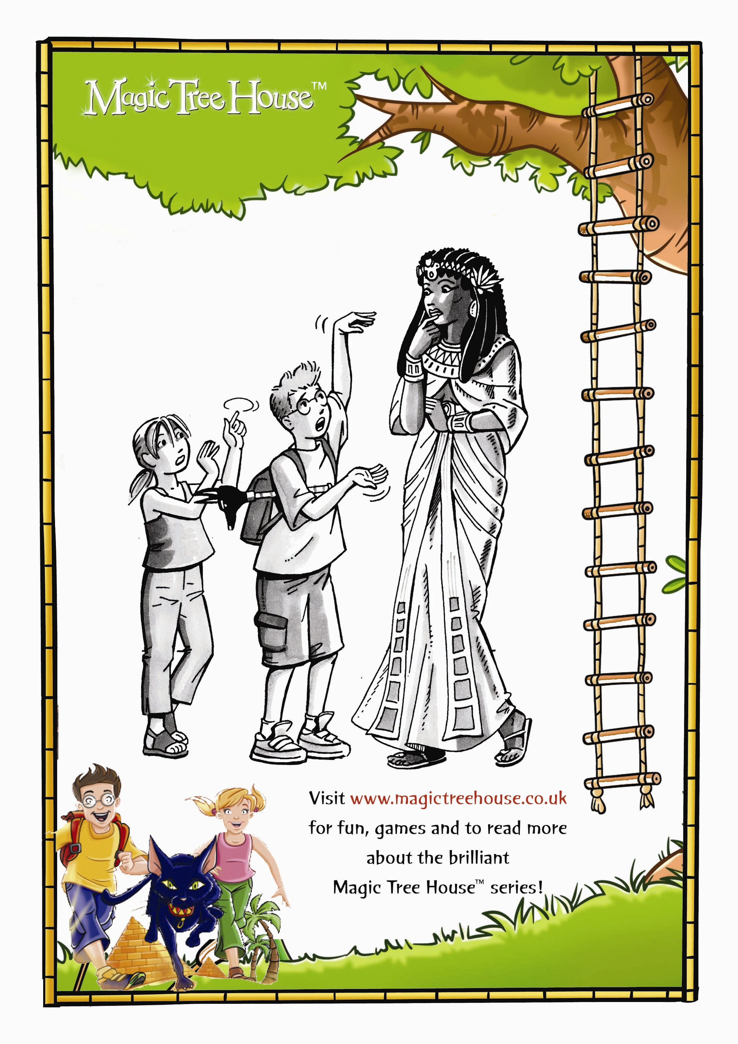 Magic Tree House Colouring Activity Scholastic Kids Club