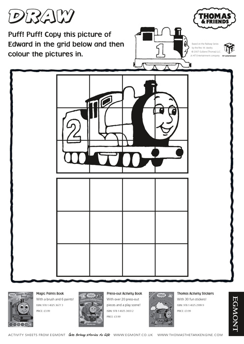 Thomas and Friends Drawing Activity - Scholastic Kids' Club