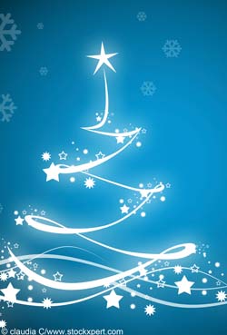 Graphic illustration of a Christmas tree Graphic illustration of a Christmas tree