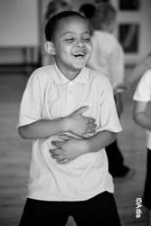 Boy participating in an Artis-led activity Boy participating in an Artis-led activity