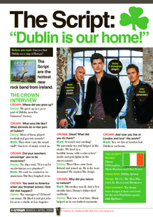 The Script: Dublin is our home!