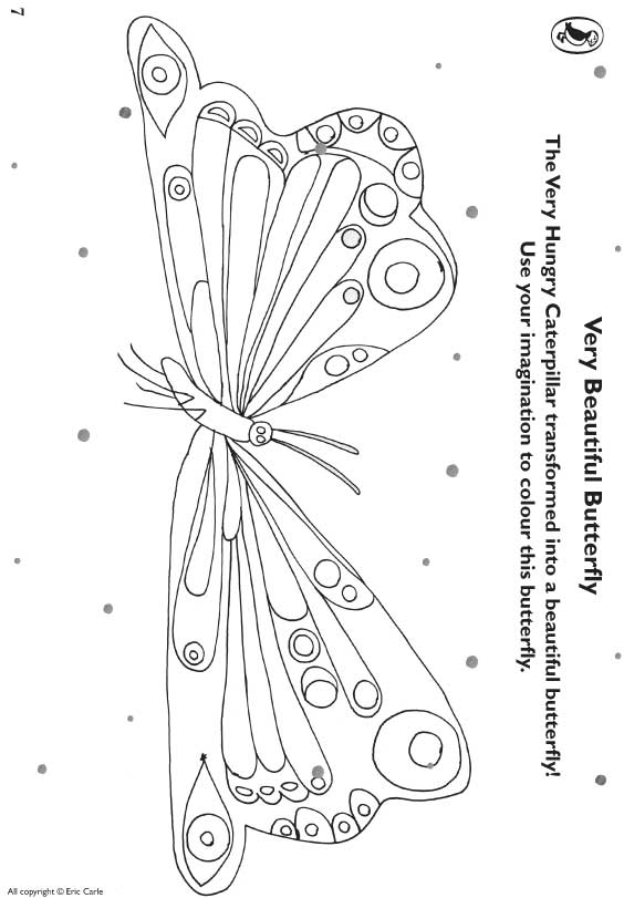 Very Hungry Caterpillar Colouring Scholastic Kids Club