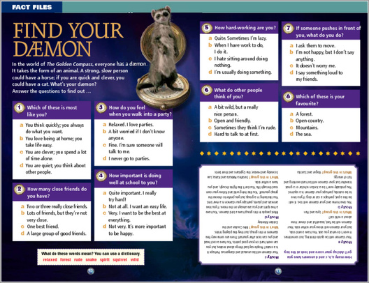 ELT Reader: The Golden Compass Fact File