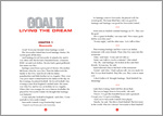Goal! 2: Living the Dream Sample Page (3 pages)