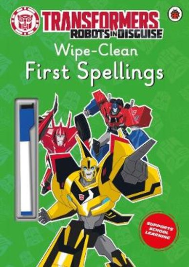 Transformers: Wipe-Clean First Spellings