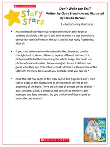 Story Stars Resource: Don't Wake the Yeti