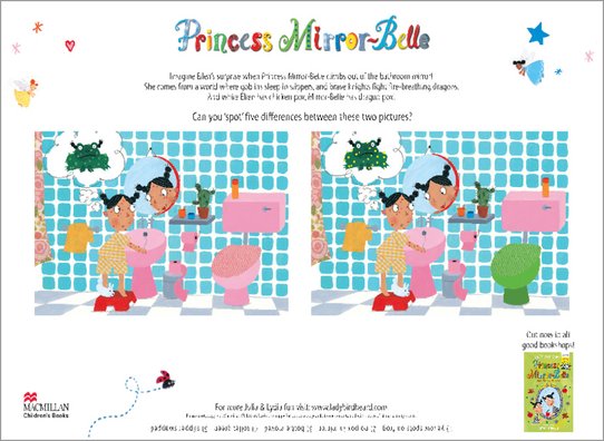 Princess Mirror-Belle Spot the Difference