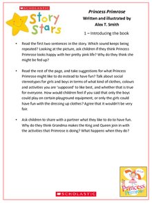 Story Stars Resource: Princess Primrose Lesson Plan Story Stars Resource: Princess Primrose Lesson Plan