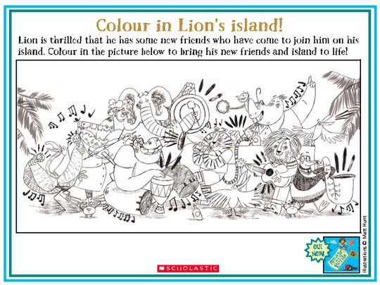 Message in a Bottle Colouring Activity Sheet