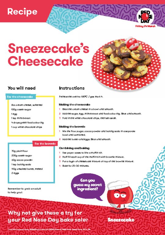 Sneezecake's Cheesecake recipe