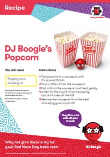 DJ Boogie’s popcorn recipe
