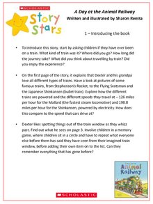 Story Stars Resource: A Day with the Animal Railway