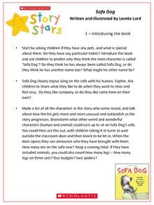 Story Stars Resource: Sofa Dog