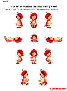 Cut out characters – ‘Little Red Riding Hood’