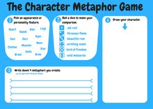 Character metaphor game