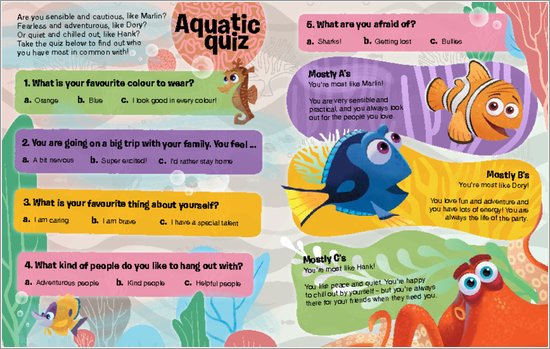 Finding Dory Aquatic Quiz