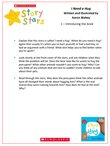 Story Stars Resource: I Need a Hug Lesson Plan (3 pages)