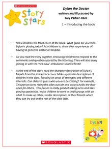 Story Stars Resource: Dylan the Doctor Lesson Plan Story Stars Resource: Dylan the Doctor Lesson Plan