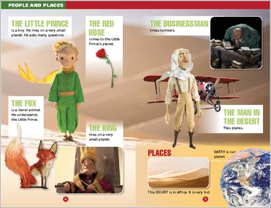 The Little Prince - People and Places sample page