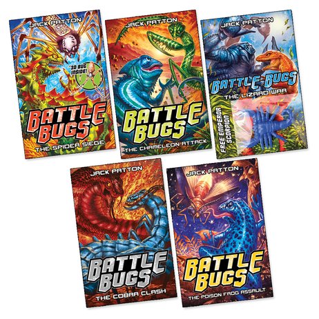 Battle Bugs Pack x 5