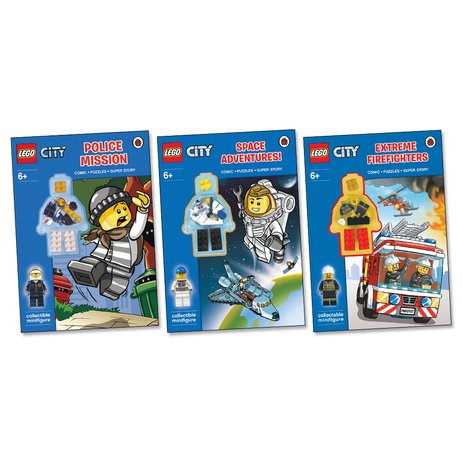 LEGO® City Activity Book Pack x 3