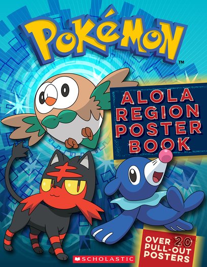 Pokémon Alola Region Sticker Book