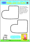 Peppa Pig: Design your own boots (1 page)