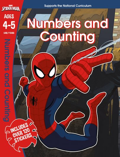 Spider-Man: Numbers and Counting, Ages 4-5