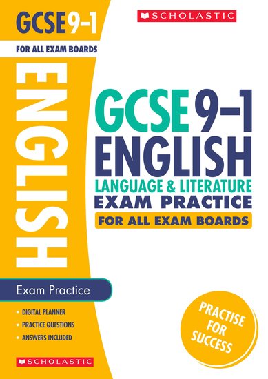 GCSE Grades 9-1: English Language and Literature Exam Practice Book for All Boards x 30
