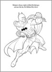 Batman Colouring Activity 3 (1 page)