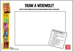 There's a Werewolf in My Tent! - draw a werewolf (1 page)