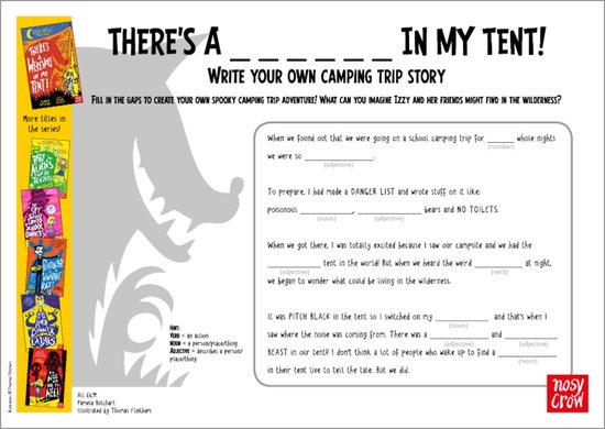 There's a Werewolf in My Tent! - write your own camping trip story