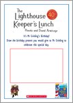 The Lighthouse Keeper's Lunch Drawing Present Activity (1 page)