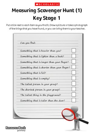KS1 Maths Scavenger Hunt (1) - Scholastic Shop