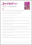Awful Auntie Quiz (1 page)