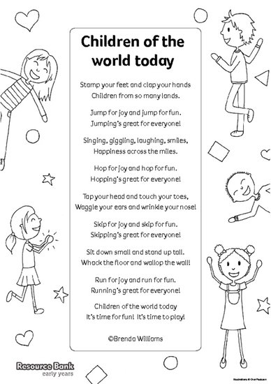 Children of the World' poem - Scholastic Shop