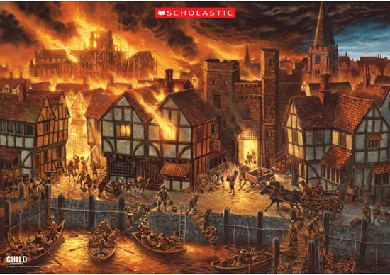 great fire of london coloring pages