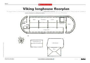 Viking Longhouse Floor Plan Scholastic Shop