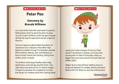 PETER PAN KIDS STORY 