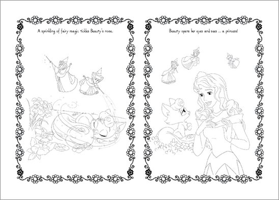 Disney Palace Pets - Colouring Sheet