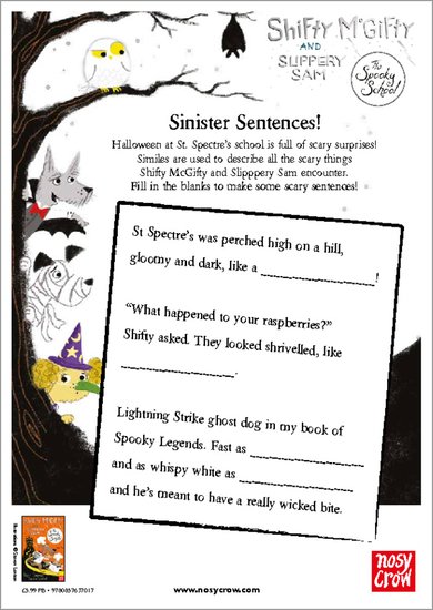 Shifty McGifty and Slippery Sam: The Spooky School - Sinister Sentences!