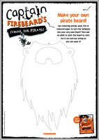 Captain Firebeard Activity Sheet - Pirate Beard