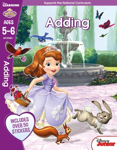 Sofia the First - Adding Learning Workbook (Ages 5-6)