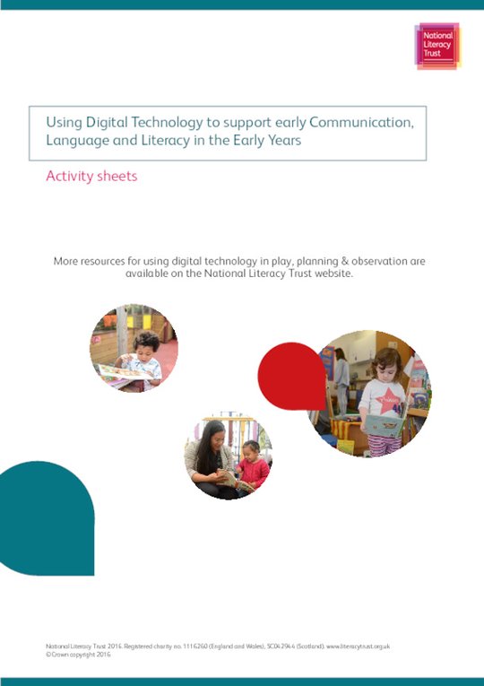 Early Years Digital Technology Activity Sheets